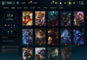 Conta LOL 150+ Skins - League of Legends