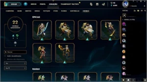 Platina 3 com mmr D5, Lvl 171, 138 Champs, 117 Skins - Leia! - League of Legends LOL