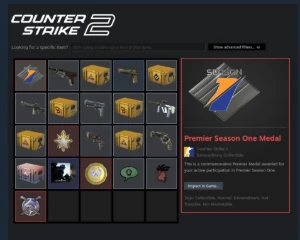 Conta CS2 4 Medalhas 25k rating - Counter Strike