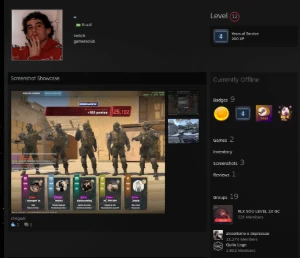 Conta CS2 4 Medalhas 25k rating - Counter Strike