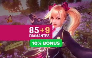 Free Fire - 85 Diamantes + 10% de Bônus - Gift Cards