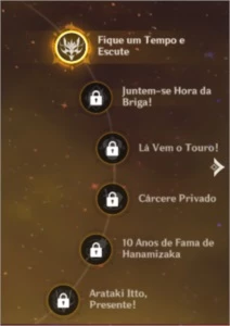 CONTA AR 55 9 PERSONAGENS 5* 3 ARMAS 5* - Genshin Impact