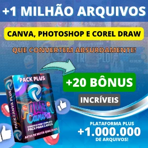 Pack Canva e Photoshop - Mais de 2 Milhões de Editáveis - Serviços Digitais