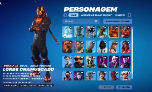 Conta de fortnite - 182 skins, passe midas e muitos itens!