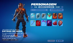 Conta de fortnite - 182 skins, passe midas e muitos itens!