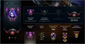 Conta LOL Ex Chall/GM Com PAX TF - League of Legends