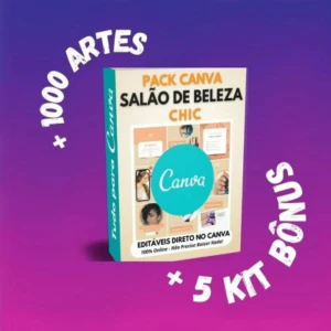 Pack Canva Salão De Beleza - Serviços Digitais