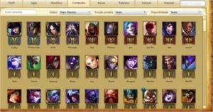 CONTA PLATINA S6 , ATUAL OURO4 / 113 CHAMP / 76 SKINS - League of Legends LOL