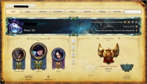 CONTA PLATINA S6 , ATUAL OURO4 / 113 CHAMP / 76 SKINS - League of Legends LOL
