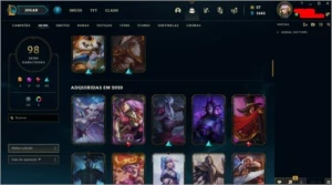 CONTA MMR D1 - League of Legends LOL