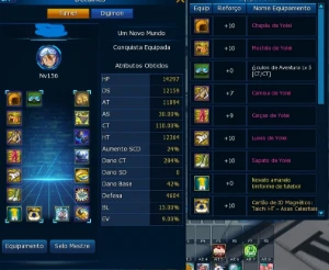 Conta server La alpha - Digimon Masters Online DMO
