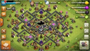 Conta clash of clans cv9 full com 9300 gemas