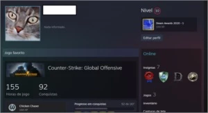 Conta csgo prime 2 jogos e medalha 2021 e operação diamante - Counter Strike