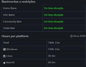 Conta steam (Leia a descrição)