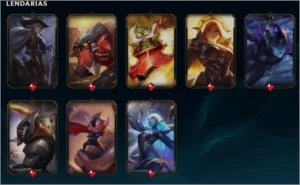 CONTA LEAGUE OF LEGENDS / Platina 3 / 148 Campeões LOL