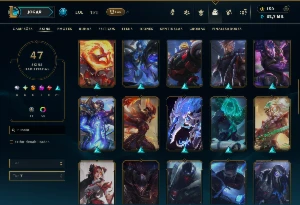 Ouro 2 com TODOS os Champs e 47 Skins ( JG / ADC ) - League of Legends LOL