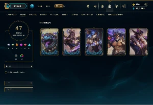 Ouro 2 com TODOS os Champs e 47 Skins ( JG / ADC ) - League of Legends LOL
