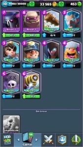 Conta de Clash Royale lvl 10 , liga 1
