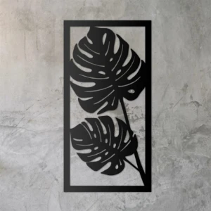 Quadro Decorativo Folha Costela de Adão mdf 3mm - Artesanato e Personalizados