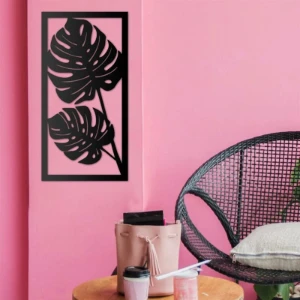 Quadro Decorativo Folha Costela de Adão mdf 3mm - Artesanato e Personalizados