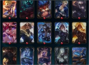 Conta Platina :425 skins (13 miticas) + TODOS OS ETERNOS RP - League of Legends LOL