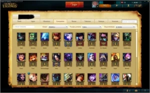 Conta Gold, 50 champs, 2 pag de runa.. MMR bom.. - League of Legends LOL