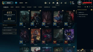 Conta LOL 161 skins + Skins Míticas Raras + Gold 1 Solo/Q - League of Legends