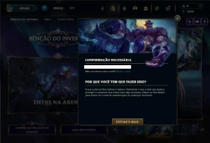 Platina 3 com 45 Champs e 5 Skins ( SEM EMAIL CONFIRMADO ) - League of Legends LOL