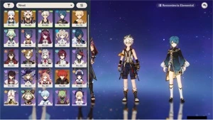 Genshin Impact AR 51 - Itto + Chifres + Ayaka + Atlas