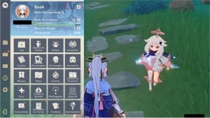 Genshin Impact AR 51 - Itto + Chifres + Ayaka + Atlas