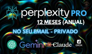 Perplexity Pro - 1 ano - Privado - Assinaturas e Premium