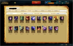 Conta GOLD V League of Legends LOL
