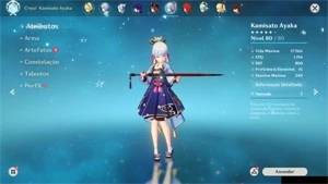 Conta com Ayaka, Ayato, Raiden, Yae, Kazuha... +Varios - Genshin Impact
