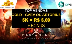 5K Gold New World Servidor Artorius Top Vendas