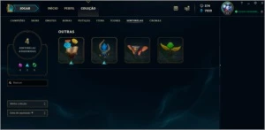 Conta Lol: 116 Skins; 138 Champs; Season 1; 7k Ip; - League of Legends
