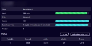 Megamu Conta - Rune Wizard - 189 Resets - Master lvl 871 - MU Online