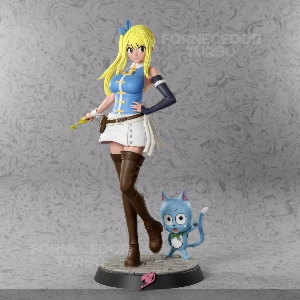 Lucy Heartfilia 3D - Arquivo .Stl Para Impressão 3D - Outros