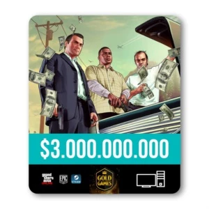 3 Bilhões GTA V online P.C. + Brindes