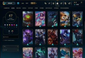 Prata 2 com 100 Champs e 47 Skins ( ADC / JG ) - League of Legends LOL