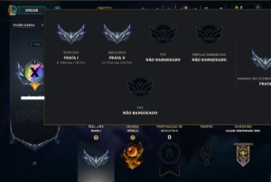 Prata 2 com 100 Champs e 47 Skins ( ADC / JG ) - League of Legends LOL