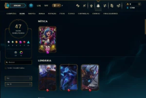 Prata 2 com 100 Champs e 47 Skins ( ADC / JG ) - League of Legends LOL