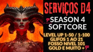 Diablo 4 - Serviços - Temporada 4 - Softcore