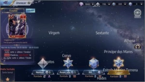 SAINT SEIYA A11 LV.60 - 830 GEMAS INVOCAÇÃO - Saint Seiya Awakening SSA