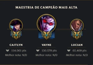 conta league of legends LOL