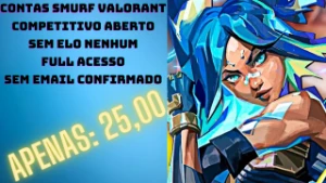 Conta Smurf Full Acesso Valorant Competitivo Aberto