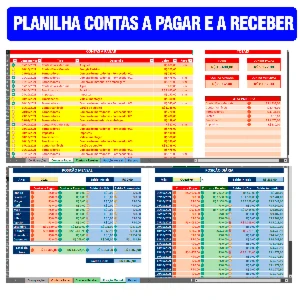 Planilha De Contas A Pagar E A Receber Atualizado 2025