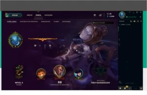 Vendo conta nv 30 não joguei a md10, varias skins e campeões - League of Legends LOL