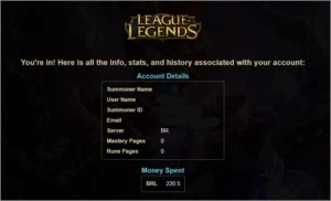 Vendo conta nv 30 não joguei a md10, varias skins e campeões - League of Legends LOL