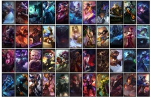 Conta prata 4 com TODOS os champs e 195 Skins + 1 Prestigio - League of Legends LOL