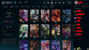 conta com 130 skins - League of Legends LOL